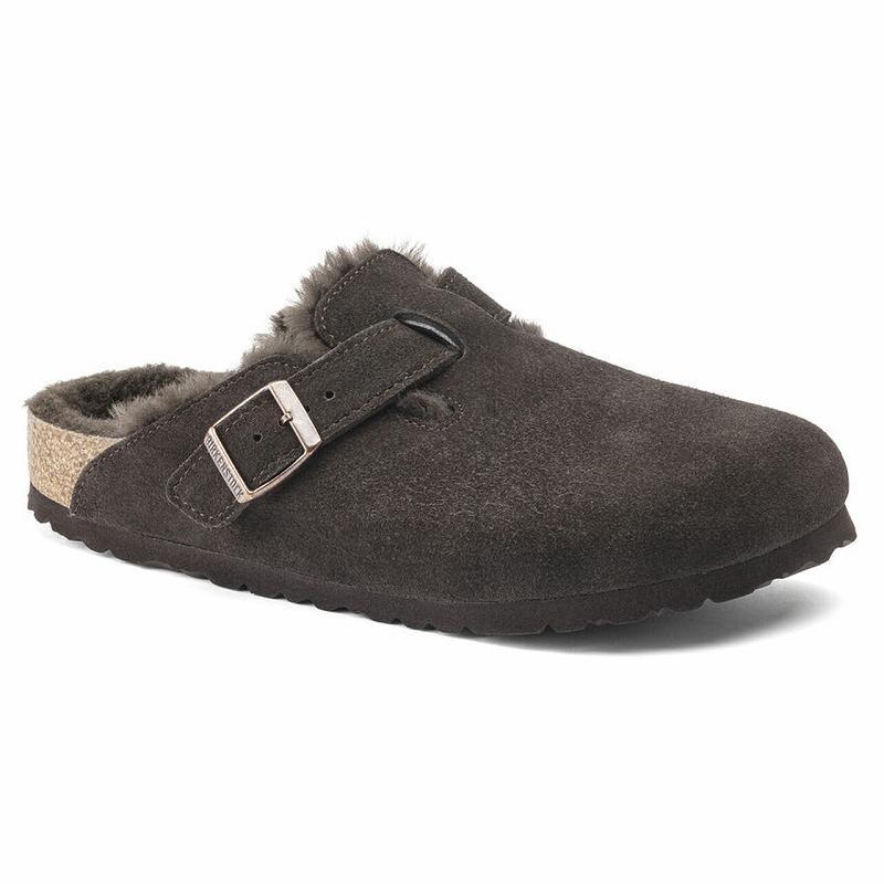 Boston Birkenstock Semisove Kozene Damske Káva | SK 229KOR